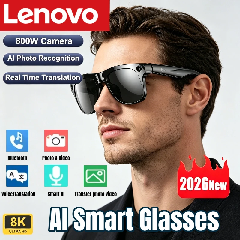 레노버 AI 스마트 안경 8K HD 변색 다기능 블루투 - Smart Glasses Lens 리뷰 및 가격